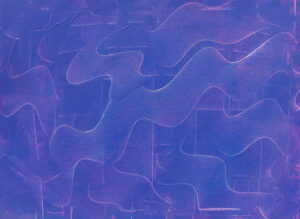 Lavender Waves - Acrylic on canvas