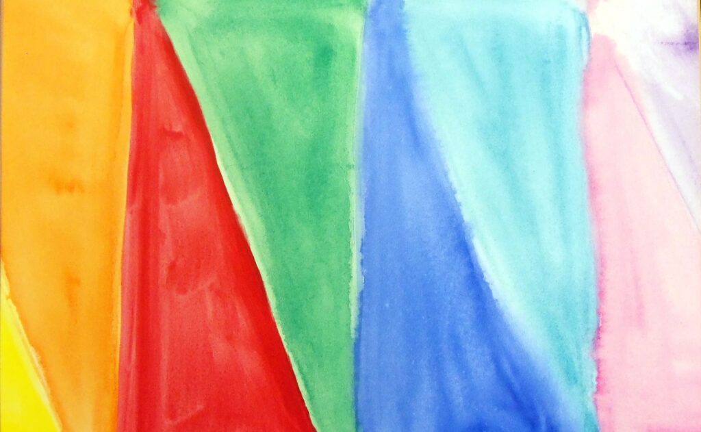 Pendants No. 1 - acrylic on paper